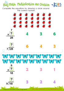Multiplication and Division Worksheet Grade 3