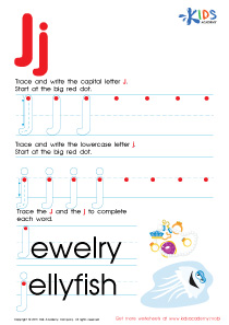 Letter J Tracing Page