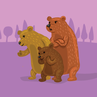 Domino: Goldilocks and the Three Bears