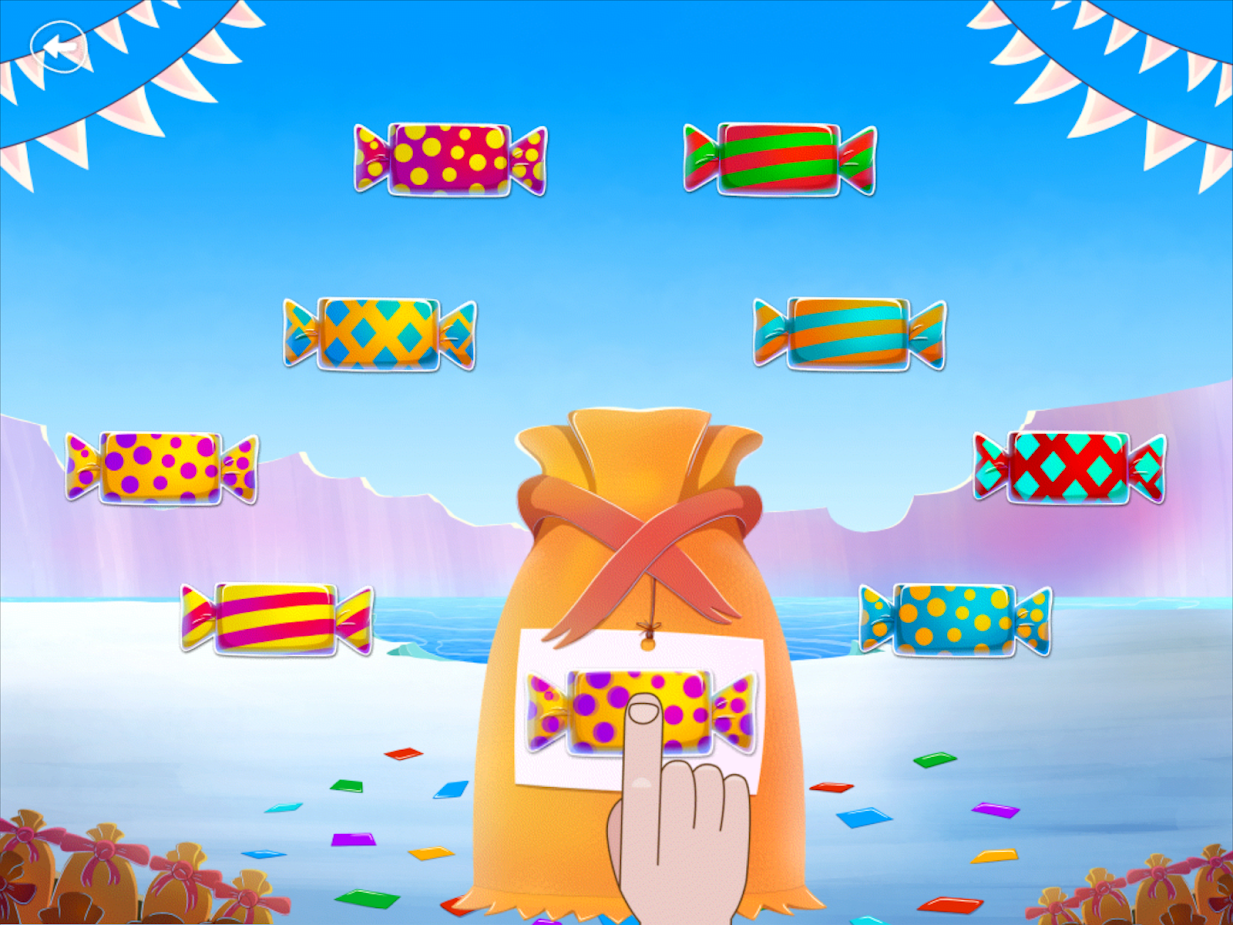 Arctic Birthday: Sorting Sweets by Pattern