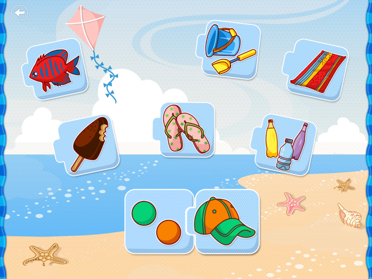 Beach Items & Their Color