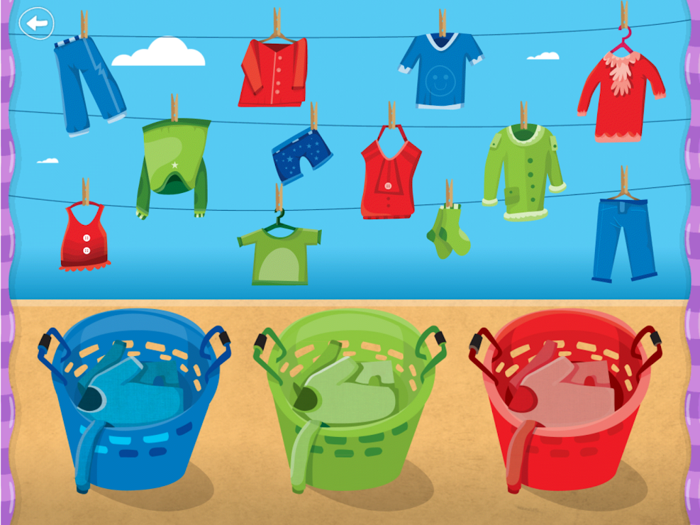 Sorting Clothes by Color