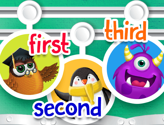 Ordinal Numbers: Friends image