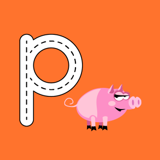 Tracing Lowercase p image