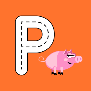 Tracing Uppercase P