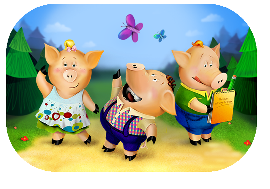 Three Little Piggies image
