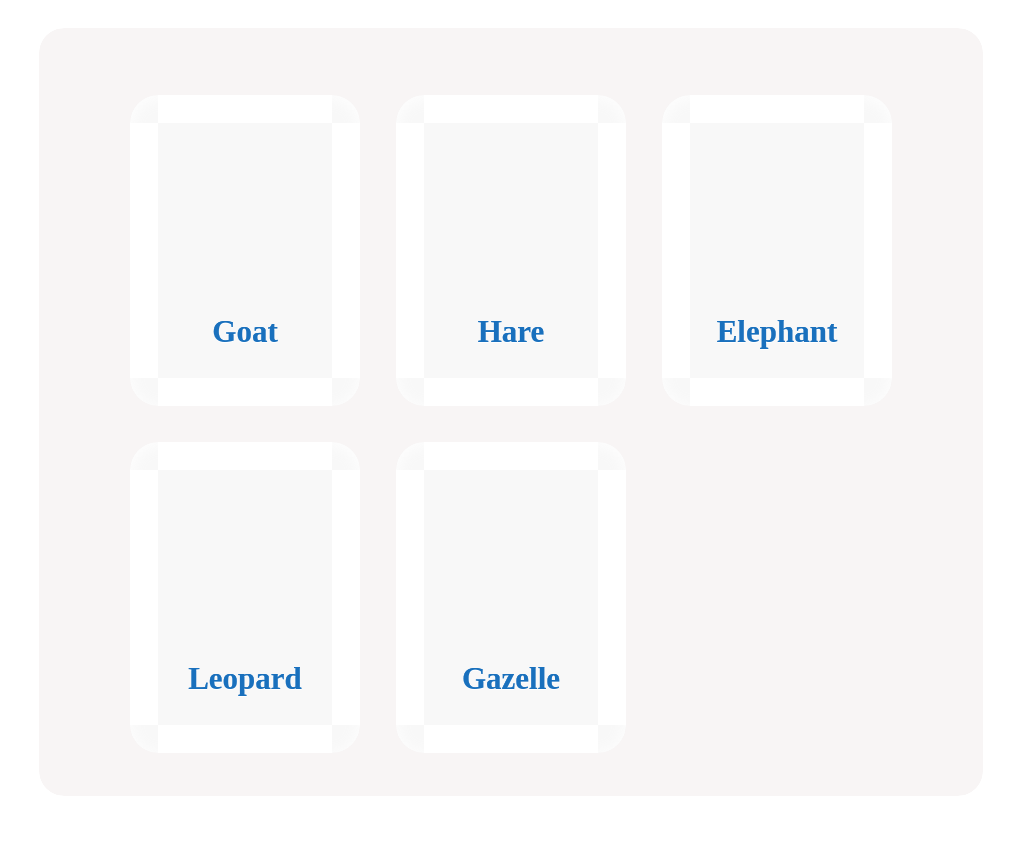 Choose all that match!