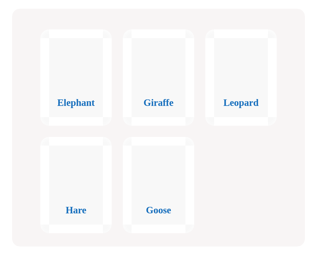 Choose all that match!