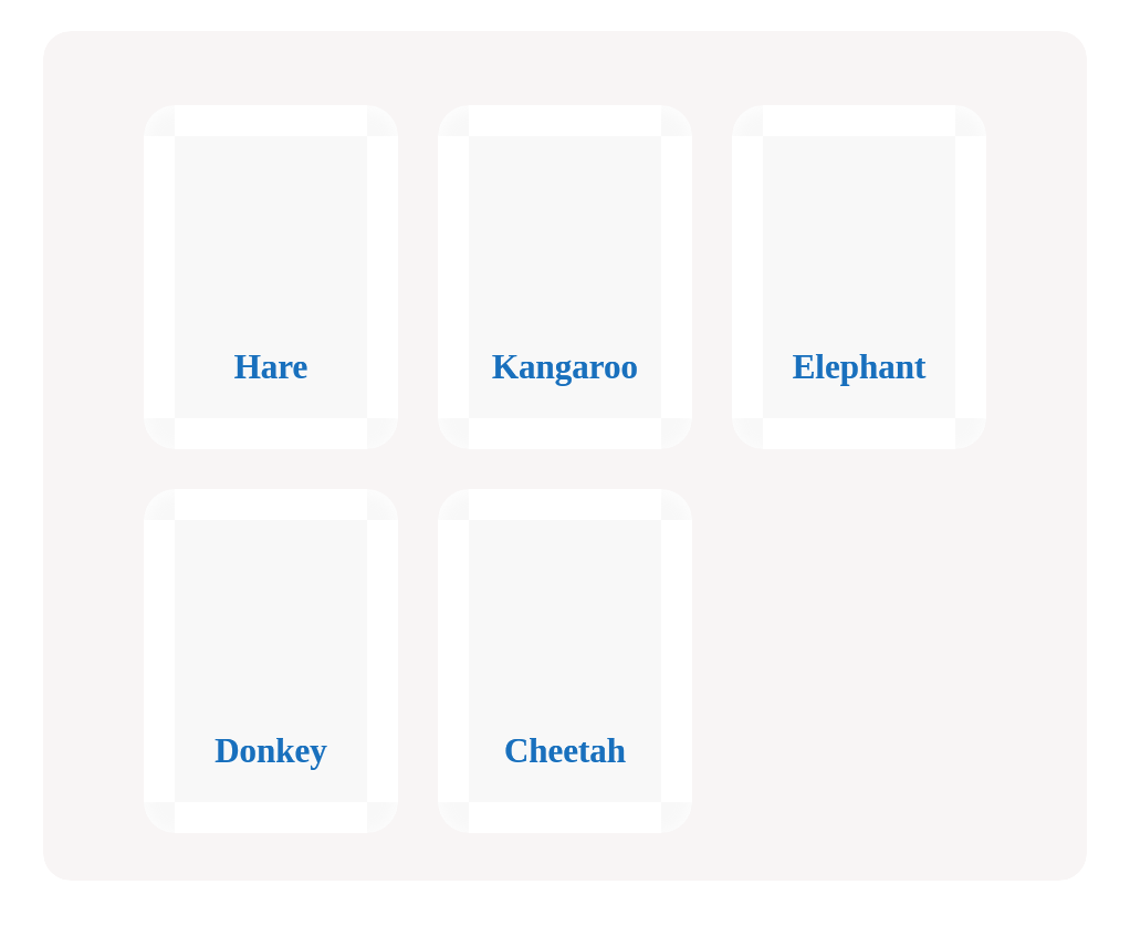 Choose all that match!