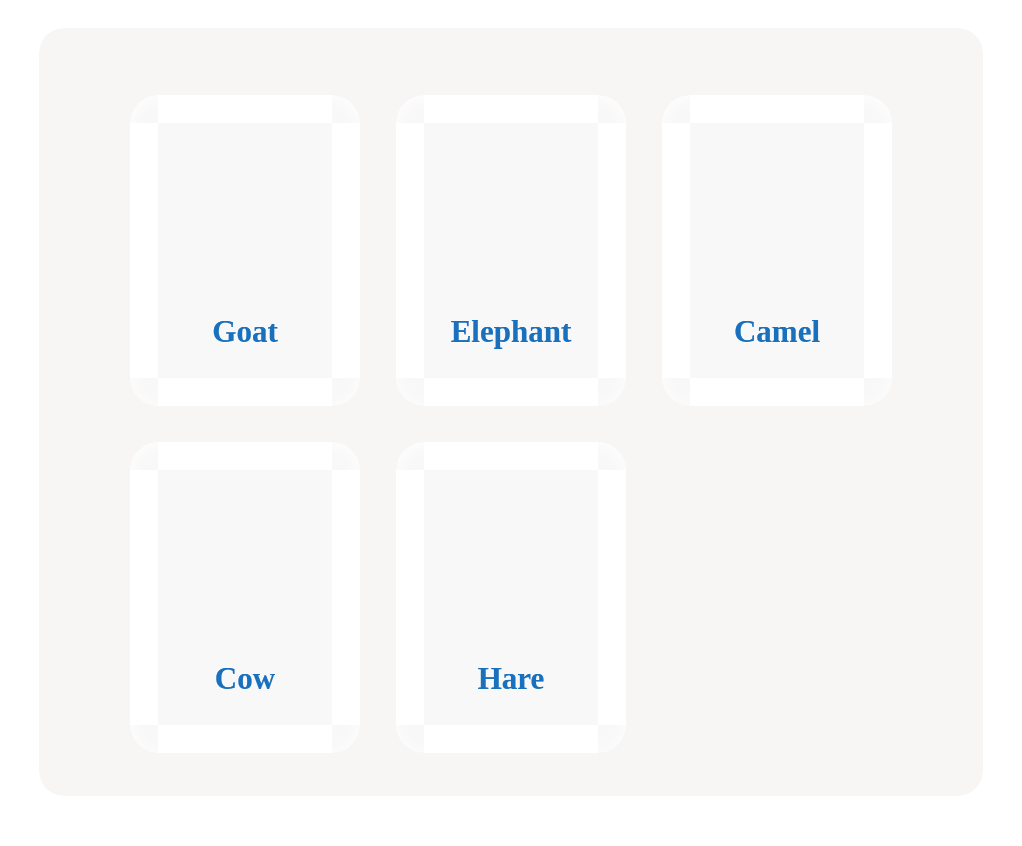 Choose all that match!