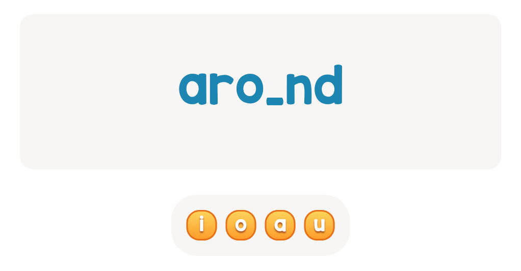 Choose the correct letter to complete this sight word!