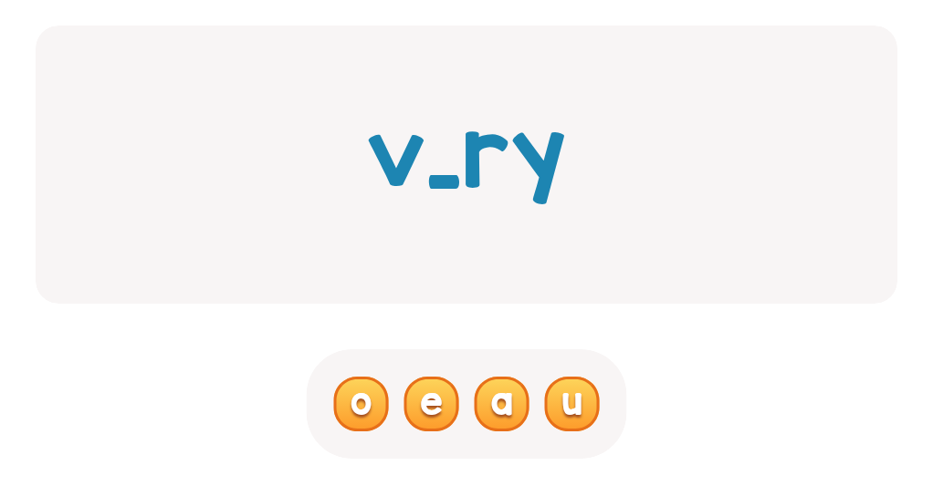 Choose the correct letter to complete this sight word!