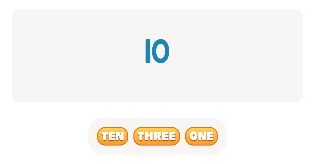 Choose the Correct Number Name: ESL Worksheet