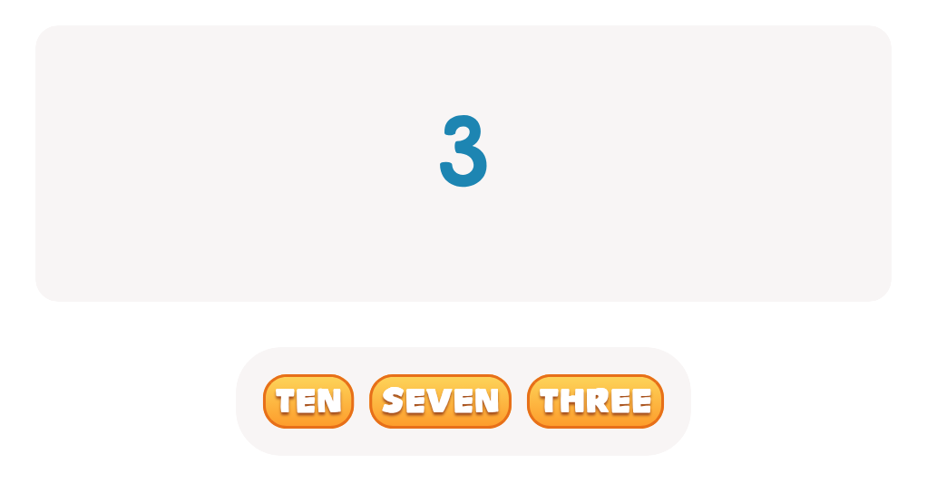 Choose the Correct Number Name: ESL Worksheet