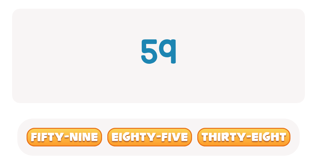 Choose the Correct Number Name: ESL Worksheet