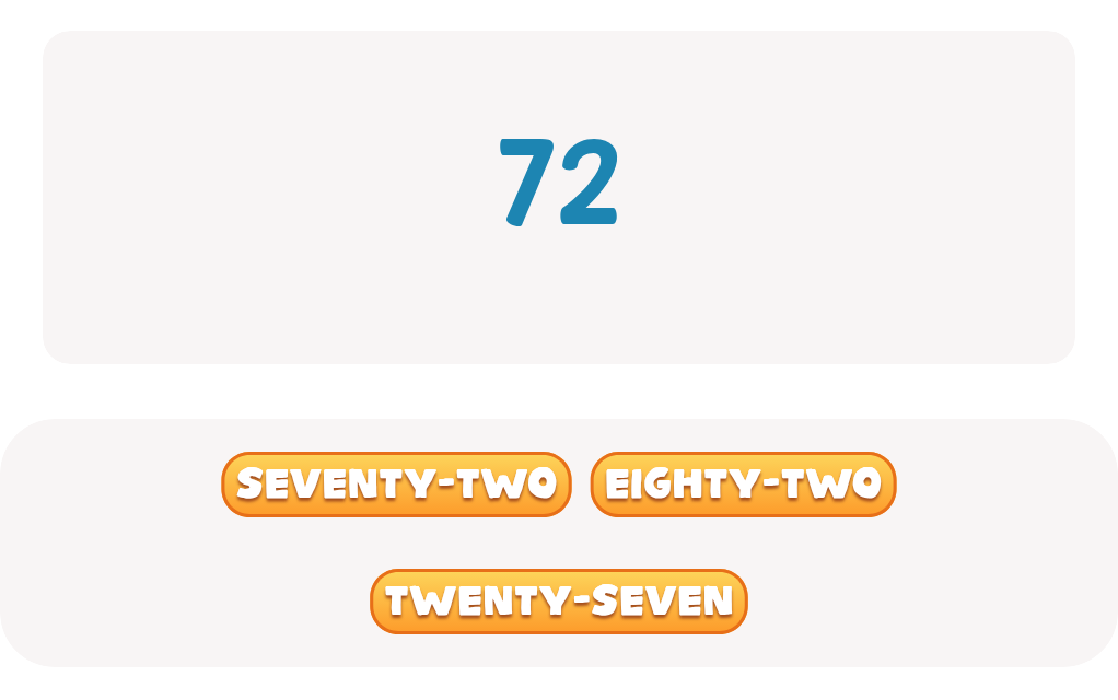 Choose the Correct Number Name: ESL Worksheet