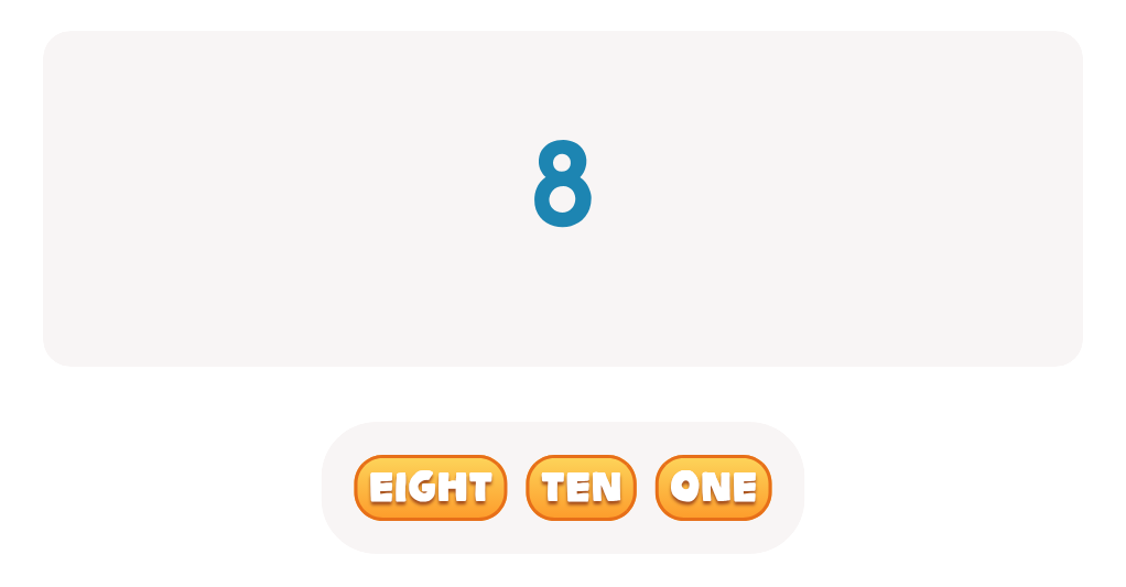 Choose the Correct Number Name: ESL Worksheet