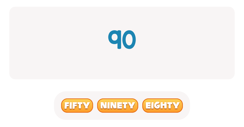 Choose the Correct Number Name: ESL Worksheet