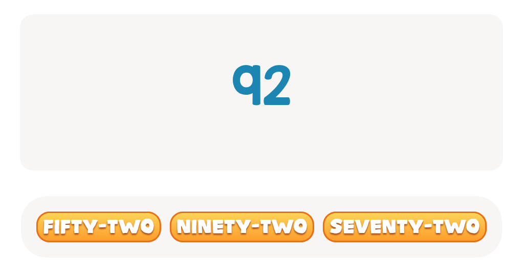 Choose the Correct Number Name: ESL Worksheet