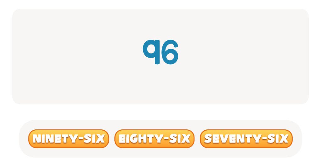 Choose the Correct Number Name: ESL Worksheet