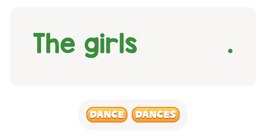 Choose the correct word.