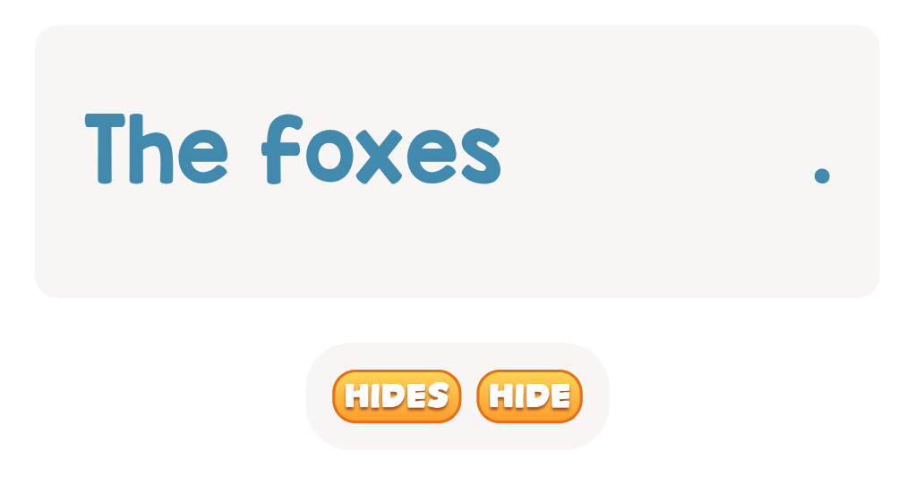 Choose the correct word.