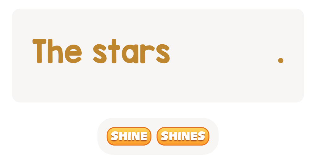 Choose the correct word.