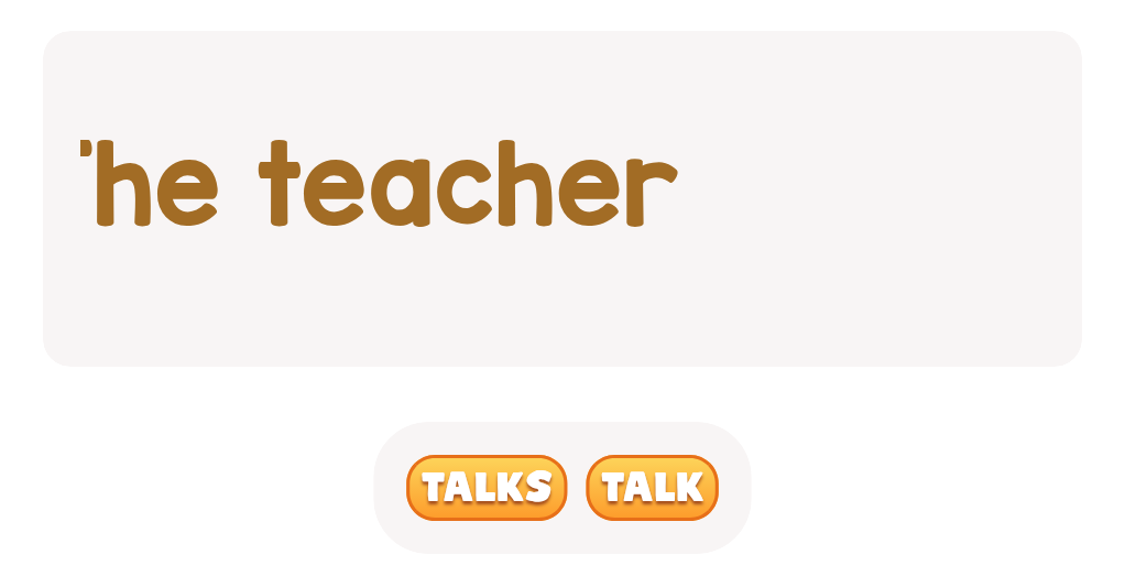 Choose the correct word.