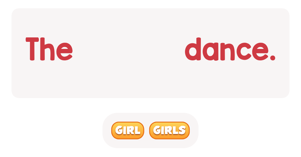 Choose the correct word.