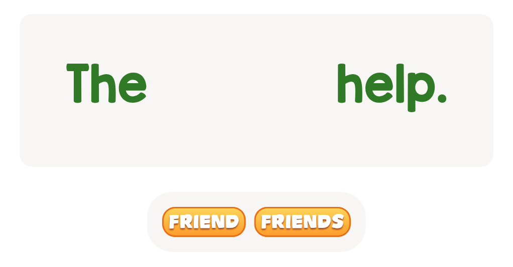 Choose the correct word.