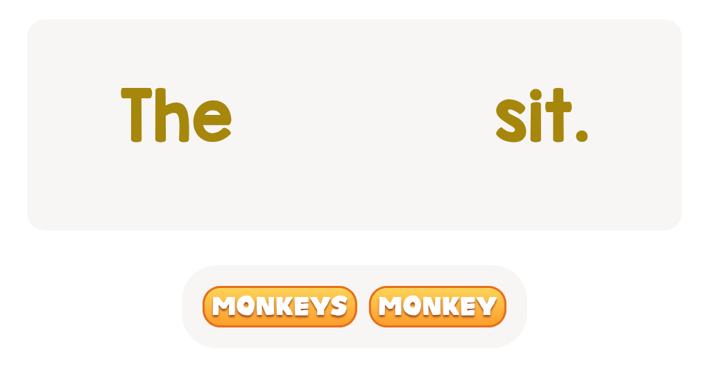 Choose the correct word.