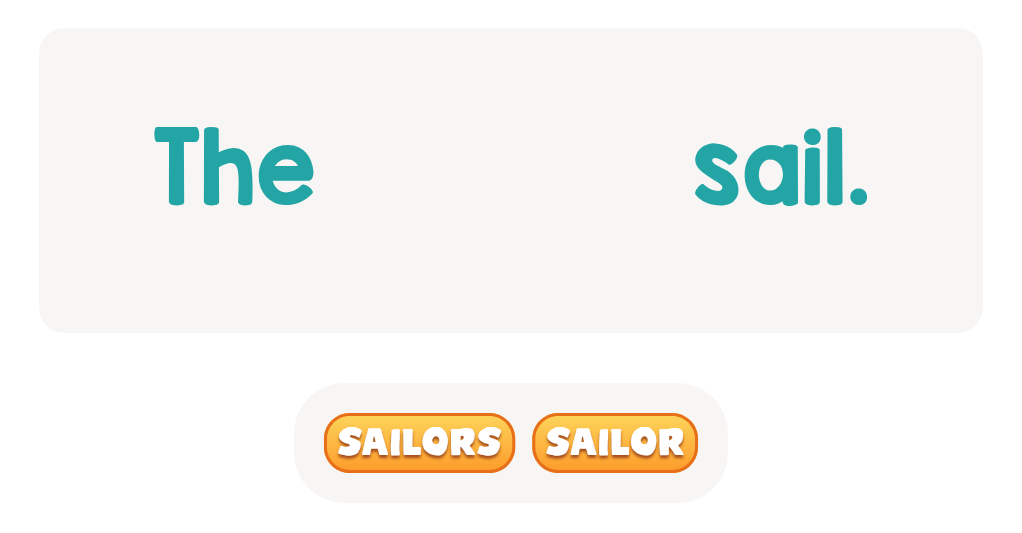 Choose the correct word.