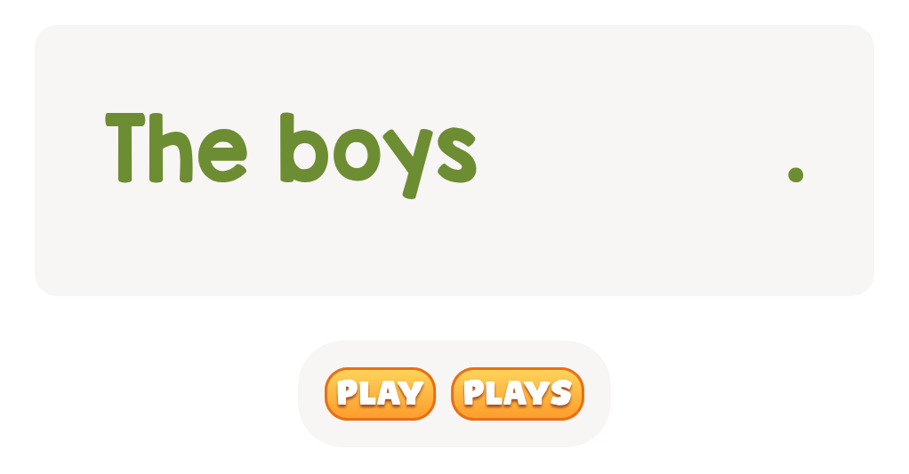 Choose the correct word.