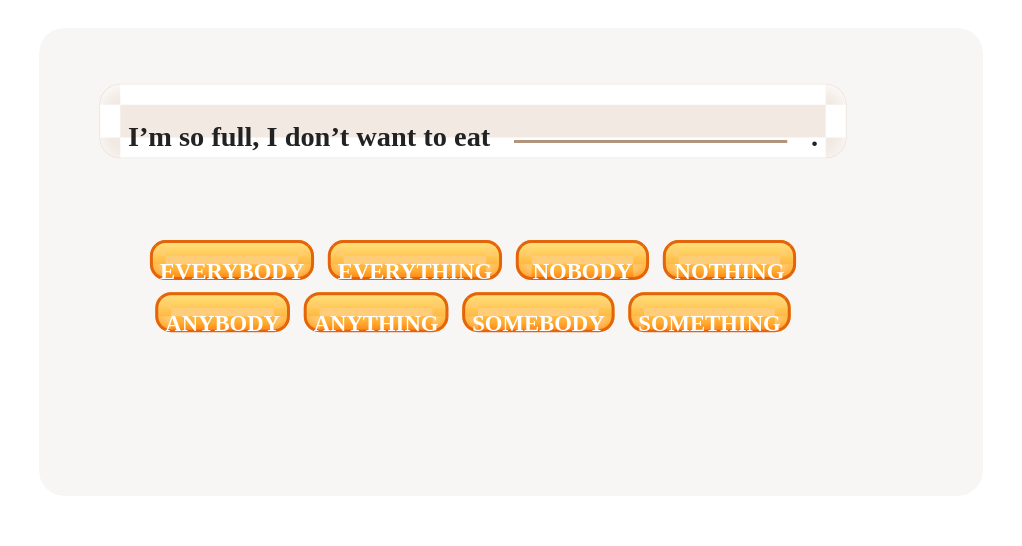 Choose the right pronoun to finish the sentence.
