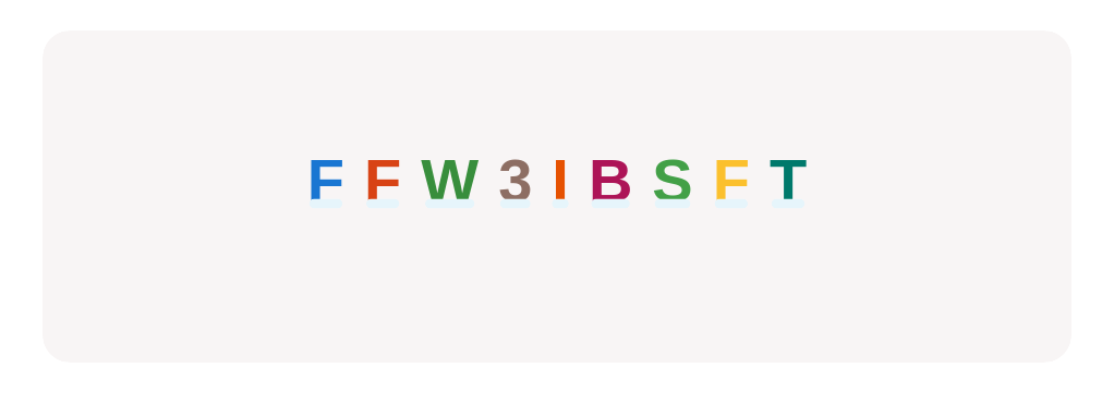 Click every capital ‘F’ you find in this line.