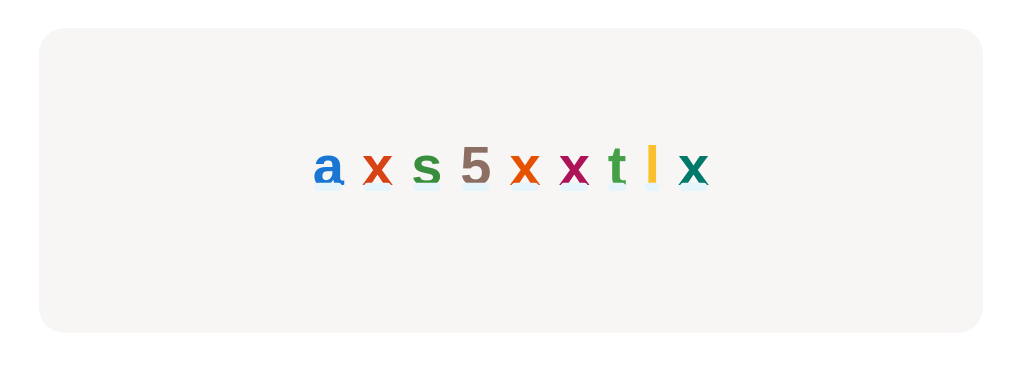 Click every lowercase letter ‘x’ you see.