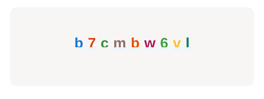 Click on every lowercase ‘b’ in this set.
