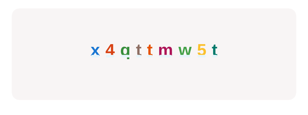 Click on every lowercase ‘t’ in this set.