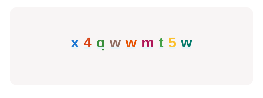 Click on every lowercase ‘w’ in this set.