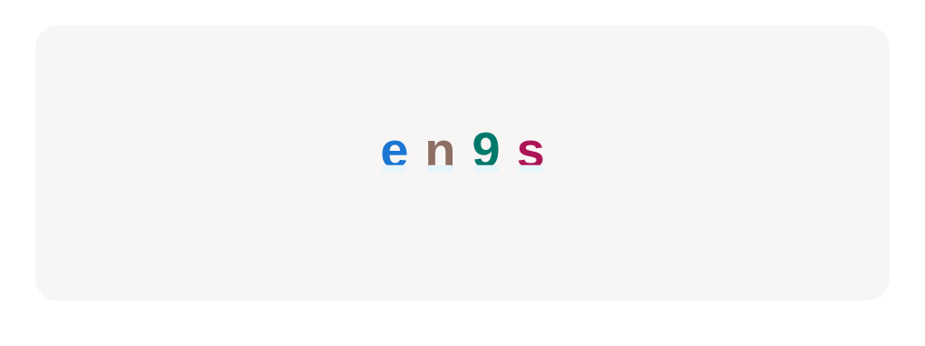 Click on the lowercase letter ‘e’.