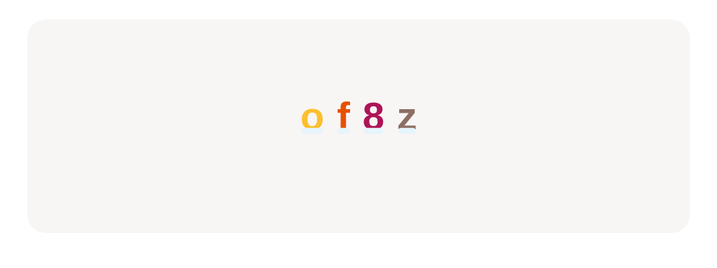 Click on the lowercase letter ‘o’.