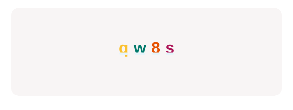 Click on the lowercase letter ‘q’.