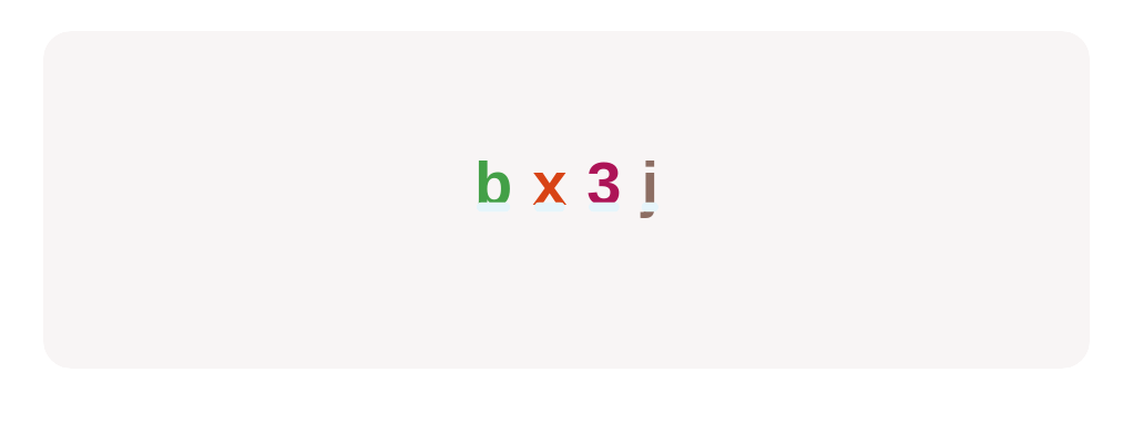 Click on the lowercase letter ‘x’.