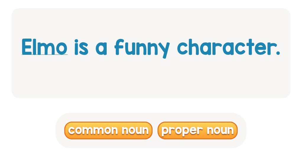 Common or Proper? Underlined Noun Skill Check