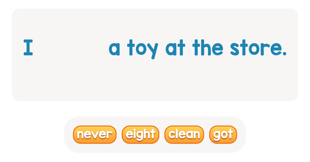 Complete the Sentence - Find the missing word