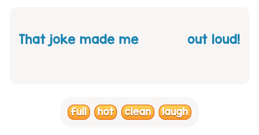 Complete the Sentence - Find the missing word