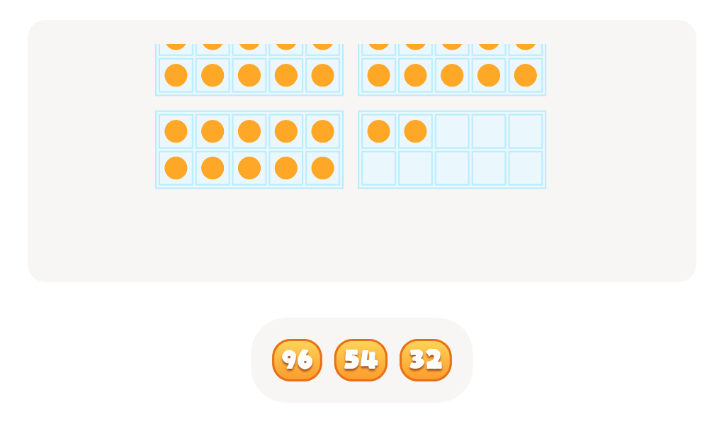 Count Base Ten Blocks up to 100 – Click the Correct Number