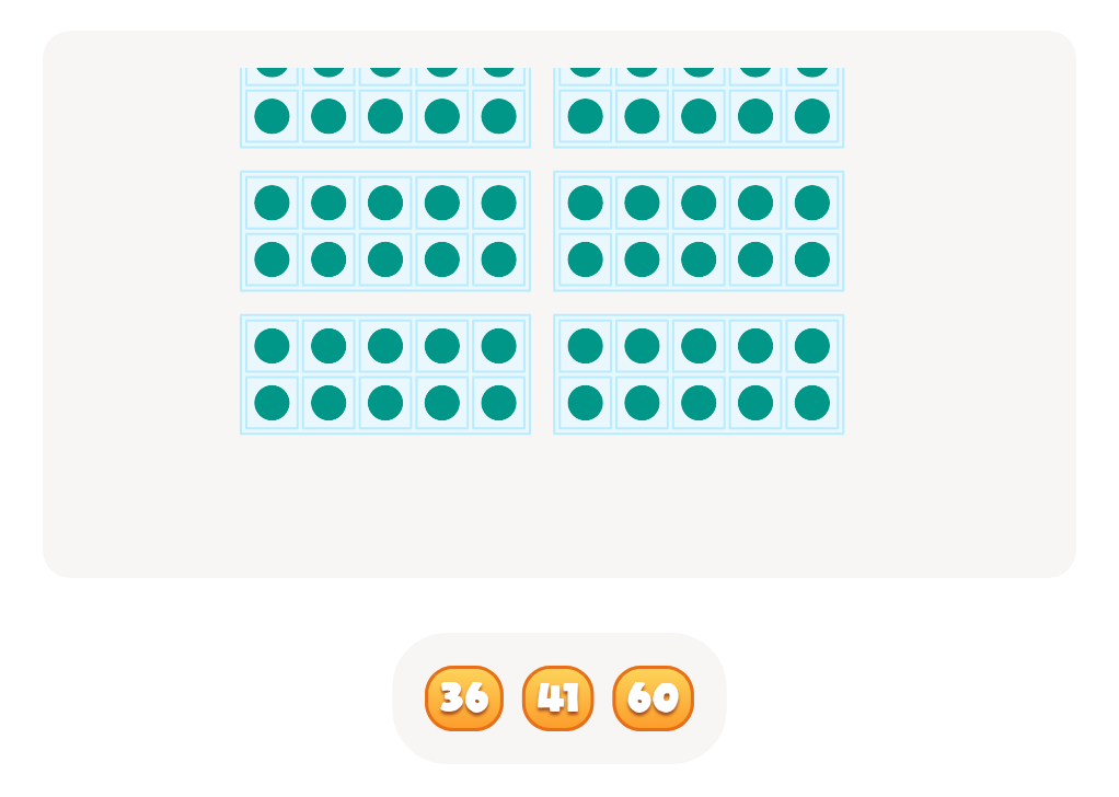 Count Base Ten Blocks up to 100 – Click the Correct Number