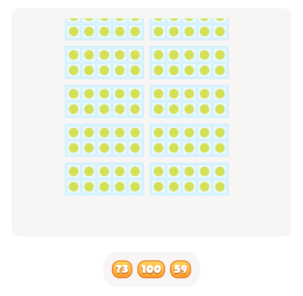 Count Base Ten Blocks up to 100 – Click the Correct Number
