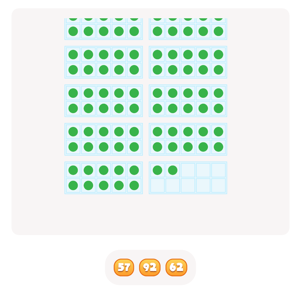 Count Base Ten Blocks up to 100 – Click the Correct Number